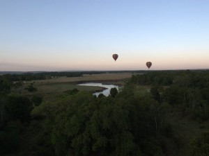 Hot Air Balloon view